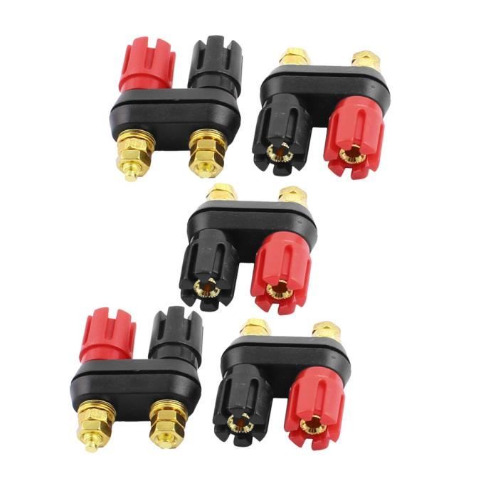 Bornes De Reliure, 20 Pièces Borne De Prise Femelle Jack 4mm Fiches