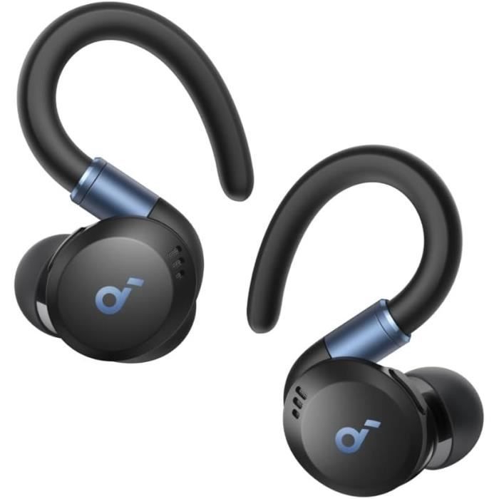 Écouteurs Bluetooth - SOUNDCORE - Sport X20 - Réduction du bruit - Étanchéité IP68 - Autonomie 12h