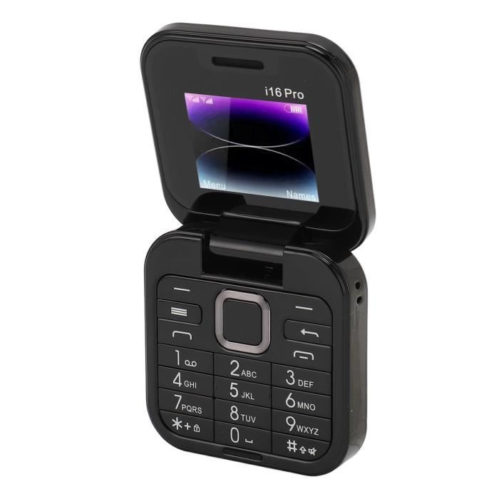 Téléphone Portable Pliable Avizar - Double écran, Double SIM - 2G - Neuf