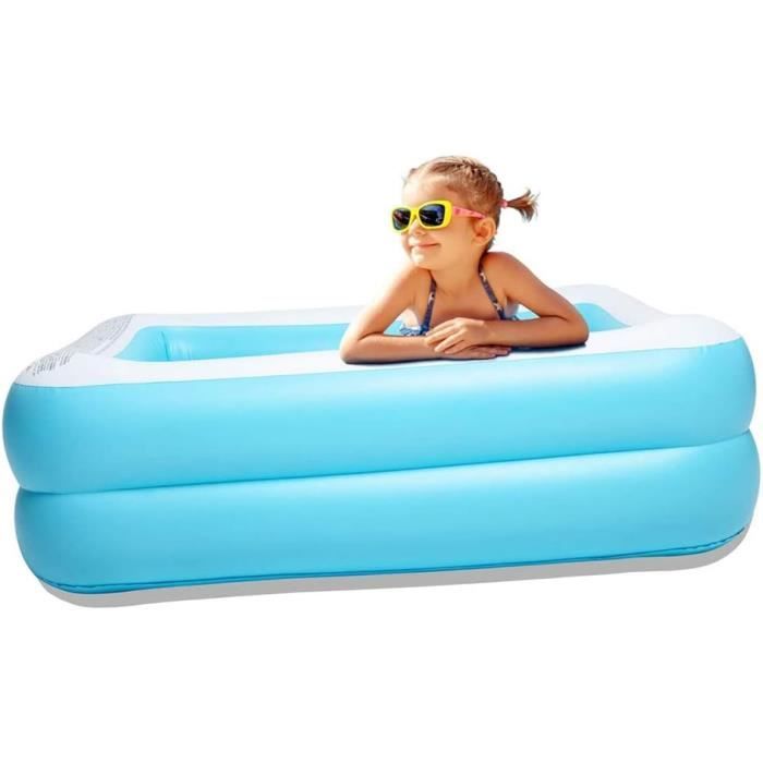 Pataugeoire Gonflable Pour Enfants 110-180 Cm - Piscine PVC épaisse, Dessin Animé, Intérieur/extérieur, Facile à Gonfler Et Ranger, Sécurité Garantie