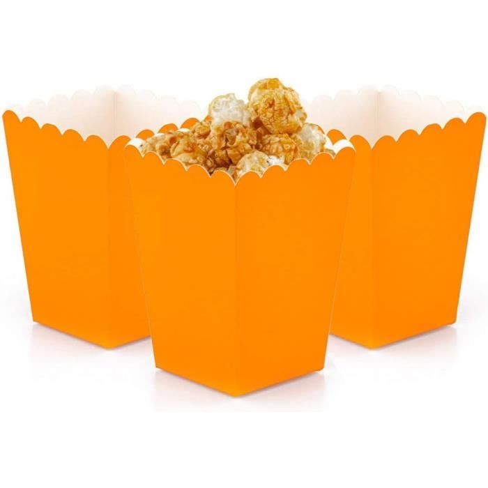 12 Pièces Boîtes À PopCorn, Popcorn Carton,Carton Pop Corn Conteneur