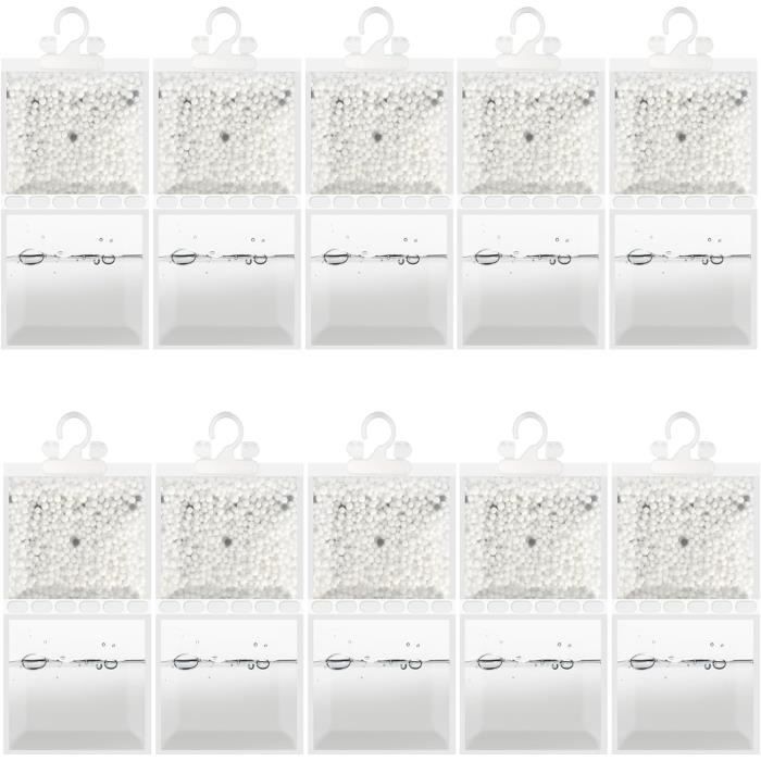 10 Sacs Absorbeurs D'Humidité 230g - Anti-Moisissure Pour Placard, Cave, Voiture, Armoire