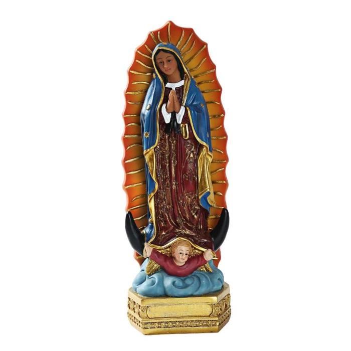 Figurine Decor De Gateau Statue Chretienne De La Vierge Marie Mexicaine 1 Piece Cdiscount Maison
