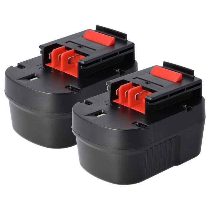 vhbw 2x NiMH batterie 1500mAh (12V) pour outil électrique outil Powertools Tools Black & Decker CD1200SK, CD12SFK, CDC1200K, CP122K,