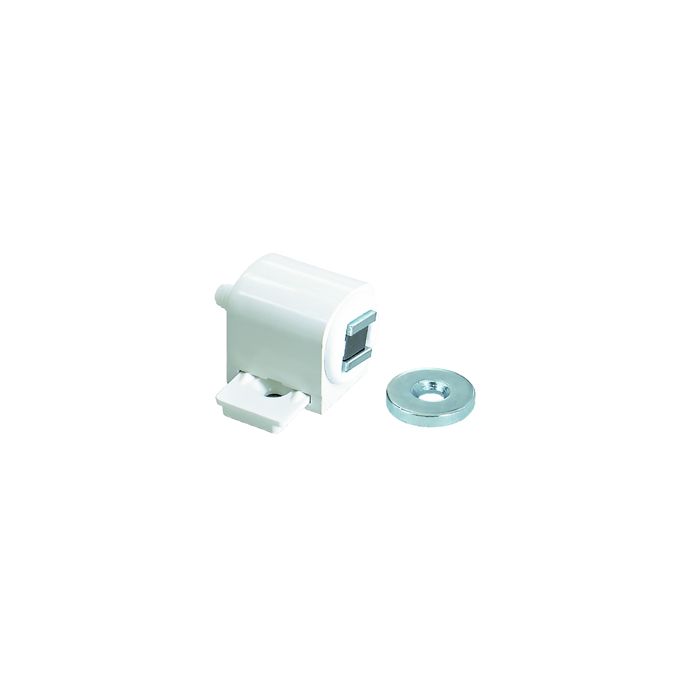 Loqueteau Magnétique 5/6 Kg – Marque CF – 60 Mm – Pour Porte De Placard Ou Armoire