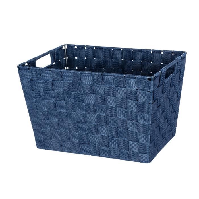 Panier De Rangement WENKO Adria - Format S, Dimensions 30x15x20 Cm, Capacité 6,24 L, En Polypropylène Tressé Beige, Pour Salle De Bain, Chambre, Cuisine