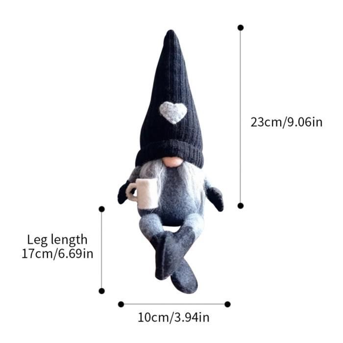 Nain Patriotique En Peluche Pour Déco Du 4 Juillet - Figurine Independence Day, Doublé Tissu Rayé, Parfait Pour Table Et Cuisine