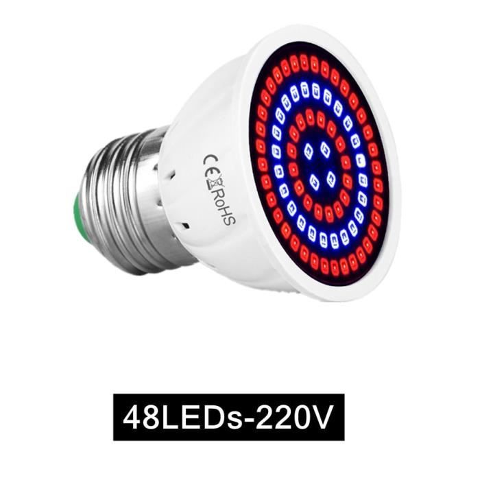 Lampe De Culture LED 45W Plein Spectre - Pour Plantes Intérieur - C7A1 - Bleue