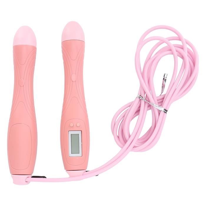 Corde à Sauter Sans Fil Pour Le Fitness, Réglable 2 En 1 Cordes à