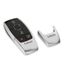 YUNYUN Coque de clé Fit for Mercedes Benz W212 W211 W210 W213 W205 W202 W203 W204 W177 C63 E63 S63 Fit for Le Logo à Distance de Voiture Couverture clé Shell Case Métal Color : Gray 