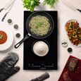 AREBOS Table de cuisson vitrocéramique Plaques de cuisson Autonome 3000W 2 zones-1