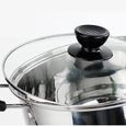 Casserole en acier inoxydable Poêle antiadhésive pour la cuisine à domicile avec fond épais pour cuisiner-1