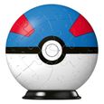 Puzzle 3D Super Ball Pokémon 54 pièces - Ravensburger - Enfant 6 ans et plus-1