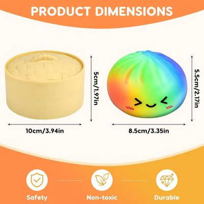 Taba Squishy Aliment Pastèque – Balle Anti-Stress En Mousse TPR – Rebond Lent, Sensation Tactile Apaisante – Portable, Cadeau Mignon Pour Enfants Et Adultes