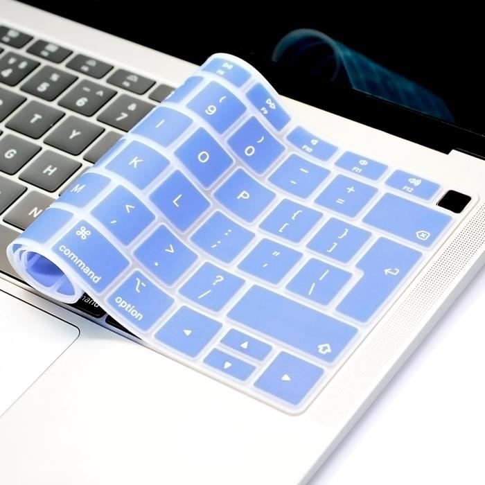 ZKGYUS Protège-Clavier Ultra Doux Pour MacBook Air 13 Pouces - Protection Écran Et Clavier En Microfibre