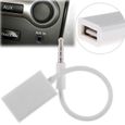 3.5mm Male AUX Audio Prise de courant Jack Vers USB 2.0 Femelle Convertisseur Cable Cordon De Voiture MP3 POUR Smartphone-2