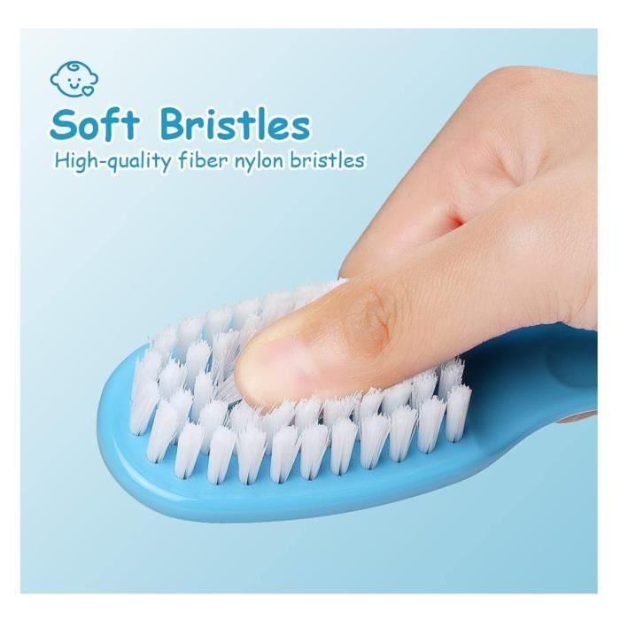 Brosse à Cheveux Et Peigne Pour Bébé - Brosse à Cheveux En Bois Naturel Avec Poils De Chèvre