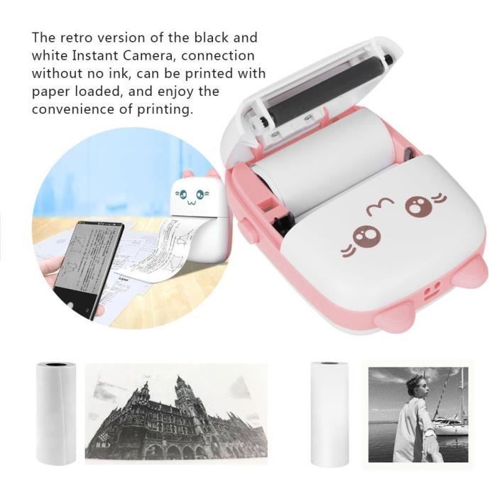 Imprimante photo portable, imprimante photo instantanée, impression couleur  de haute qualité, compatible avec les appareils i[378] - Cdiscount  Informatique