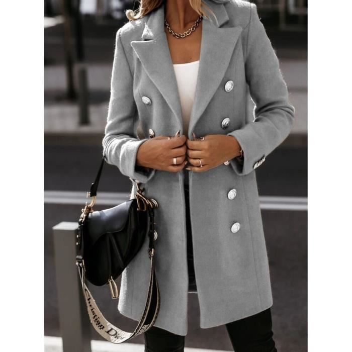 Manteau camel sales cintré femme