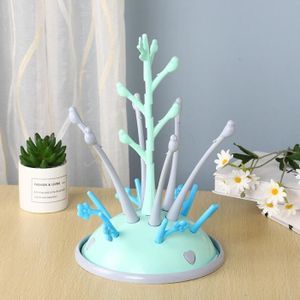 Égouttoir à Biberons En Forme D'Arbre - Design Amovible, PP Alimentaire | Pour Biberons, Tétines, Couverts | Sèche Rapidement, Gain De Place