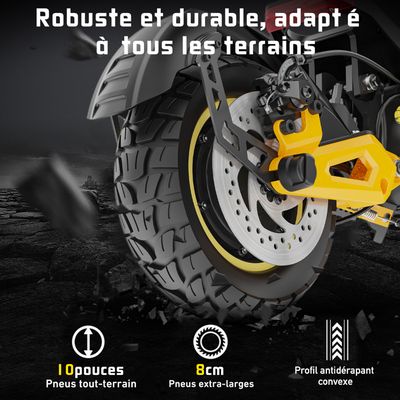 Nouveauté 2025 - Trottinette électrique IENYRID 2400W - 60km/h, IP65, Pneus 10" - Adulte