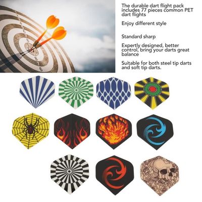 Lots De 12 Fléchettes Pointes Acier 4 Joueurs Accessoires De Rechange