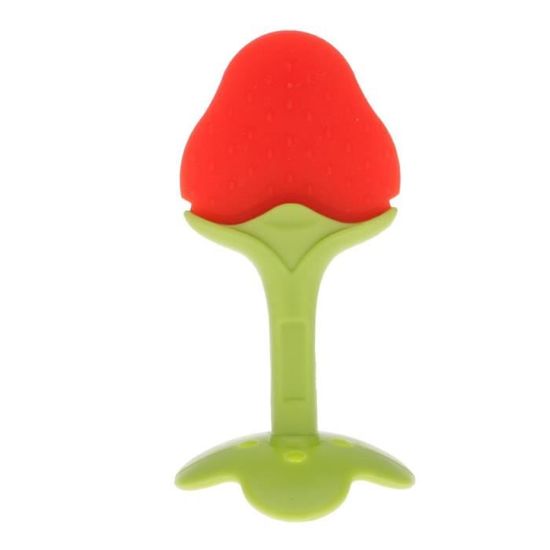 Poussee Dentaire Silicone Pour Bebe Baton De Racine De Guimauve De Dentition Dentition Jouets En Caoutchouc Fraise Cdiscount Puericulture Eveil Bebe