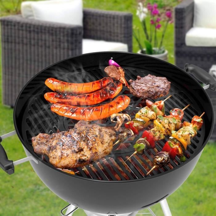 UMU – Kit Barbecue En Bois 45 Pièces – Jeu De Rôle Cuisine Pour Enfants – Viandes, Légumes, Poisson, Guimauves – Dès 3 Ans