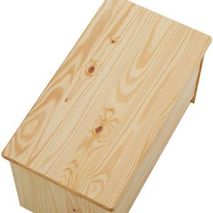 Coffre de jardin / Banc bois d'acacia 63L naturel avec vérins