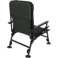ARAMOX fauteuil de pêche pliable Fauteuil multifonctionnel réglable en plein air pêche camping randonnée chaise pliable-0