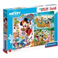 Puzzle 3x48 pièces Mickey - Clementoni - Dessins animés et BD - Enfant 4 ans et plus-0