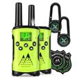 Talkie-walkie - Flyweight Kingen - kit 8-pièces :  boussole + badge d'agent - Vert-0
