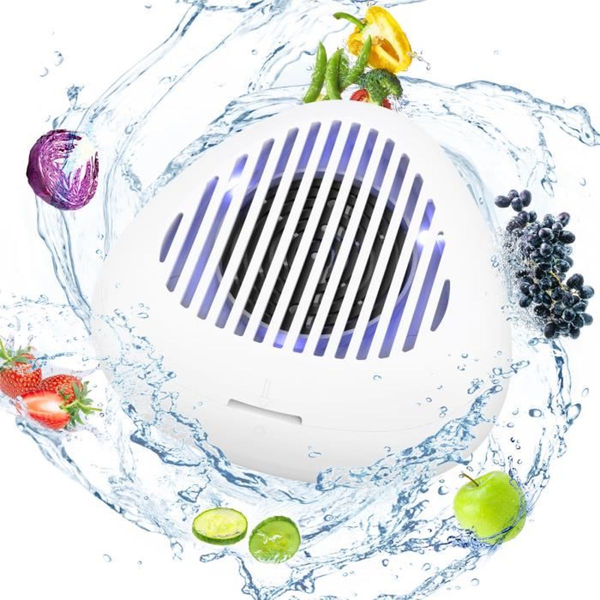 GOTOTOP purificateur d'aliments rechargeable USB Machine à laver les fruits  et légumes IPX7 étanche Portable sans fil USB
