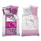 SANRIO Parure Hello Kitty + 1 parure Hello Kitty offerte - Taille: 140x200 cm - couleur : Rose