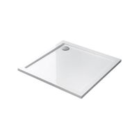 Receveur de douche carré extra plat Mai & Mai F1 en acrylique blanc - 90x90x4cm