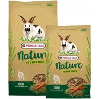 Mélange varié riche en fibres Nature Fibrefood Cuni Versele Laga pour lapins sensibles Sac 1 kg