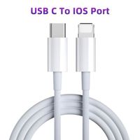 Câble téléphone,Câble de charge rapide PD USB C,cordon de chargeur pour iPhone 13 pro 12 pro max 11 X iPad 9 mini 6 - White -2m[F]