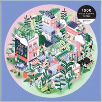 Puzzle rond 1000 pièces - Galison - Ville verte - Paysage et nature - Adulte