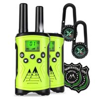 Talkie-walkie - Flyweight Kingen - kit 8-pièces :  boussole + badge d'agent - Vert