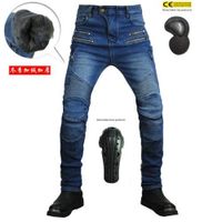 Pantalons de moto jeans de moto anti - chute Slim - Fit Jeans de course motocross