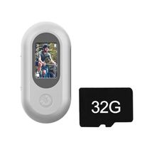 Caméra de sport HD avec/sans écran, noire/blanche, légère et antichute, outil statique pour le cyclisme et la randonnée