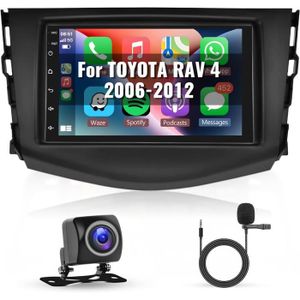 AUTORADIO Android Autoradio pour Toyota RAV4 2006-2012 Carpl