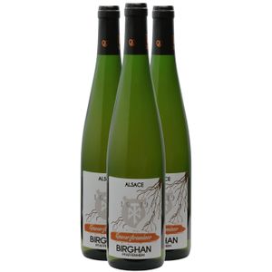 VIN BLANC Birghan Alsace Gewurztraminer 2022 - Vin Blanc d' Alsace (3x75cl) BIO