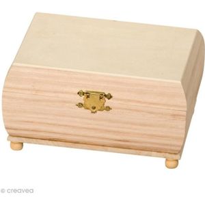 Coffret A Bijoux Paulownia 19 Cm Boite A Bijoux A Decorer