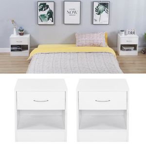 chevet 1 tiroir 1 niche cdiscount