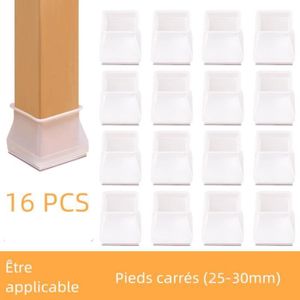 ANGLE DE PROTECTION  Silicone Chaise Casquettes Pieds Tampons Mobilier 