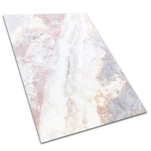 TAPIS D’EXTÉRIEUR Decormat Tapis En Vinyle 120x180cm Tapis D'extérieur Décoration En Vinyle-Plancher de granit