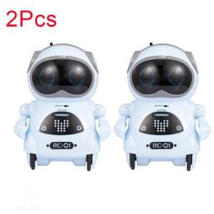 ROBOT - ANIMAL ANIMÉ 2 pièces Bleu - Mini Robot jouet de poche, 939A, D