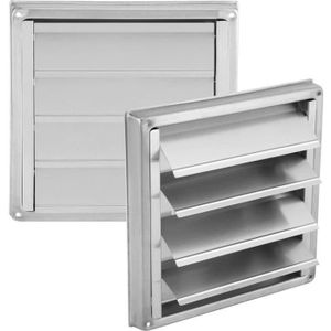 Inox Grille da/ération Inox ext/érieur Inox Grille de ventilation 17,8 x 25,4 cm De Haute Qualit/é en acier inoxydable Grille Acier inoxydable Non magn/étique Grille de ventilation Grille da/ération de 180 mm x 250 mm