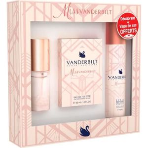 COFFRET CADEAU PARFUM VANDERBILT Coffret, Eau de toilette 30 mL avec Vap